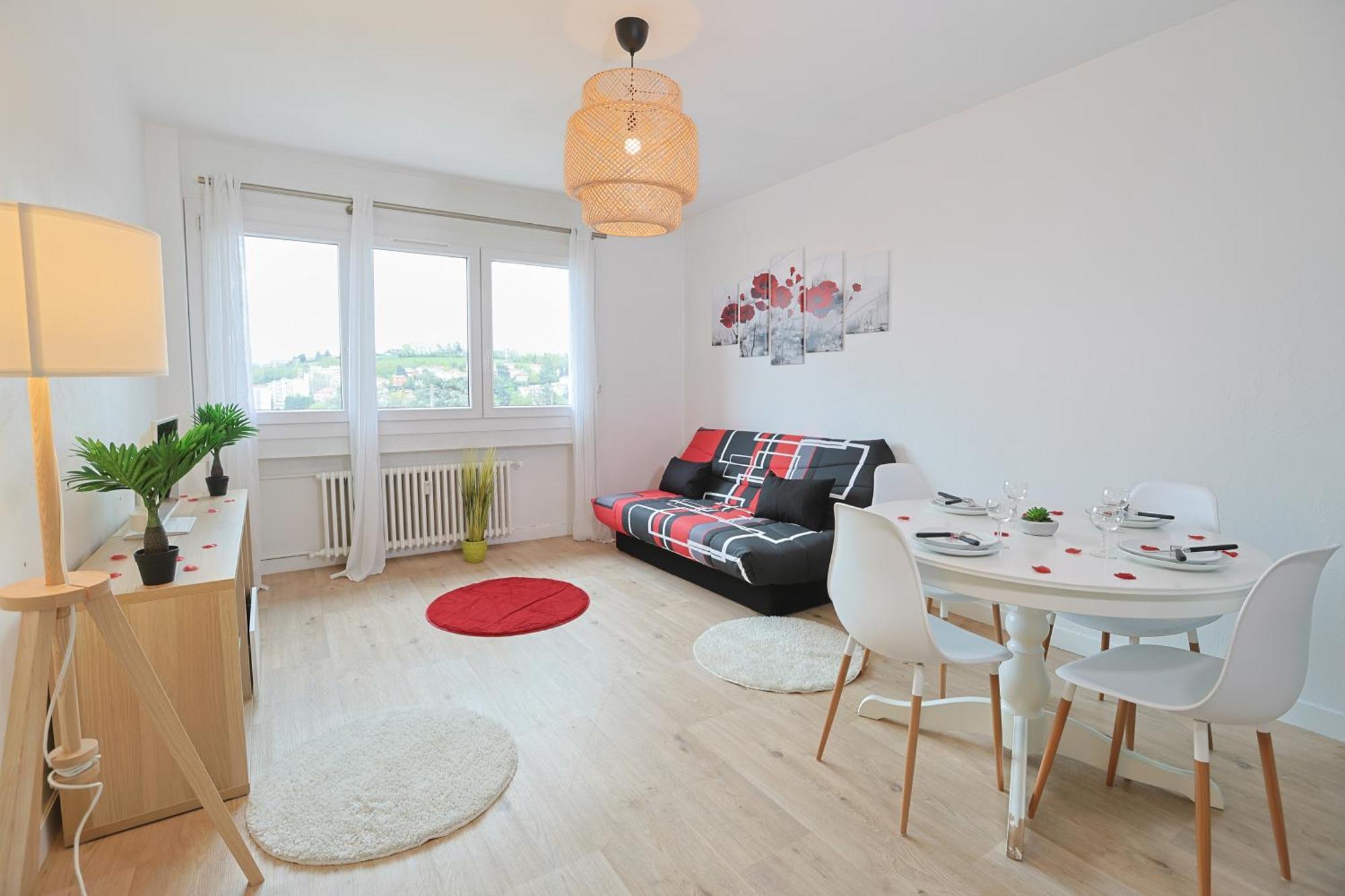 Evasion Pro & Fun A Saint-Etienne - Proche Hpl Apartment ภายนอก รูปภาพ